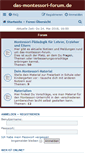 Mobile Screenshot of das-montessori-forum.de